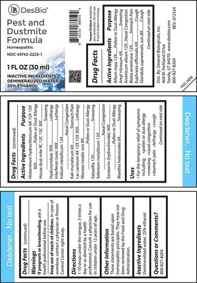 Pest And Dustmite Formula (Dsrt0774 Pest And Dustmite Formula 8 19 24)